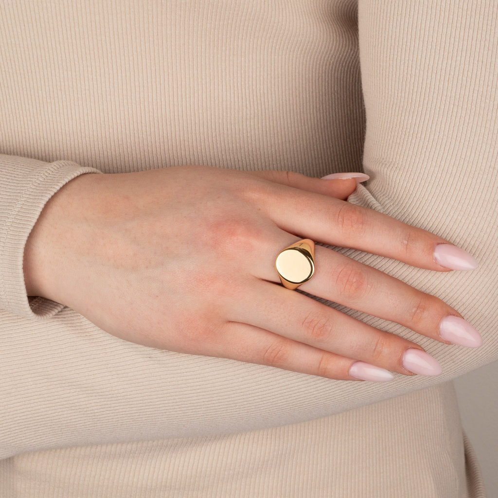 Vintage Gold Signet Ring