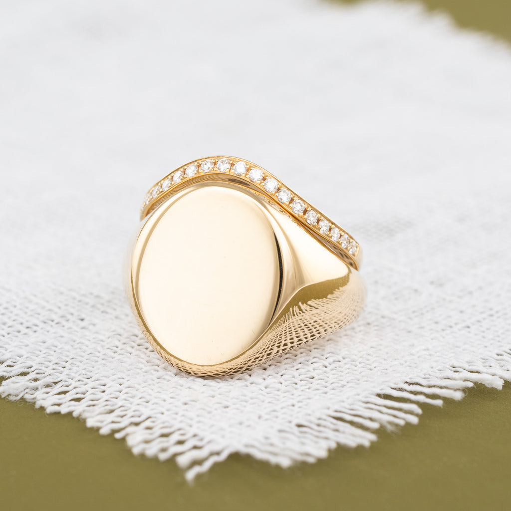 Vintage Gold Signet Ring