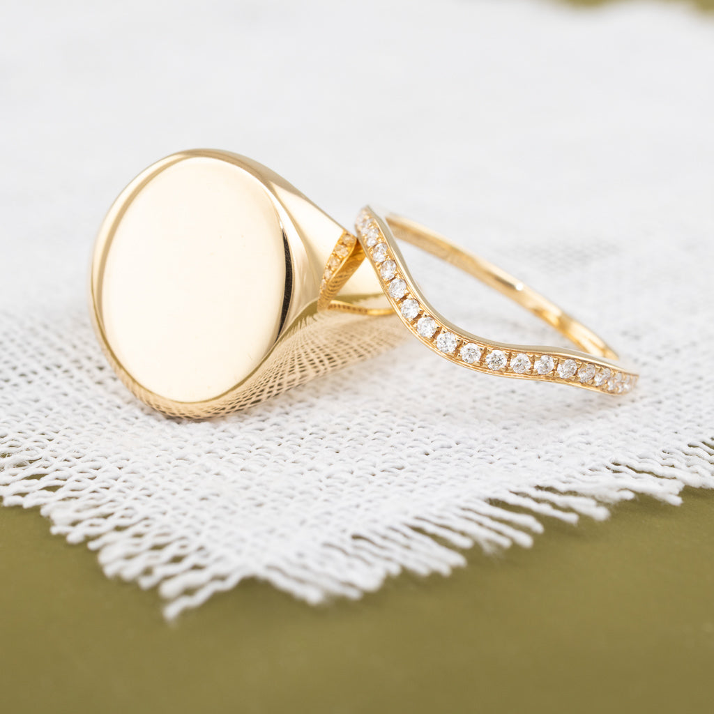 Vintage Gold Signet Ring