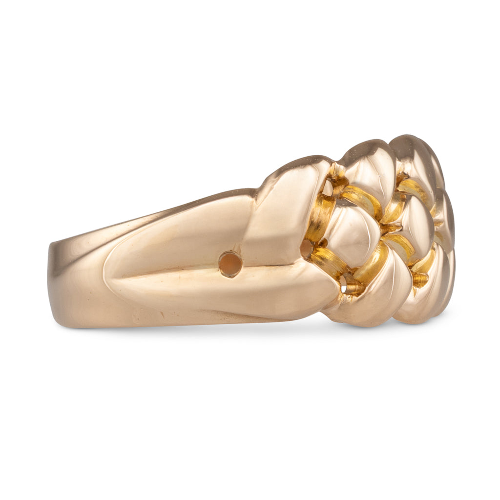 Gold Braided Antique Ring