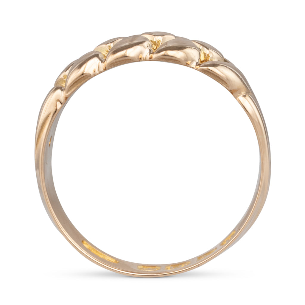 Gold Braided Antique Ring