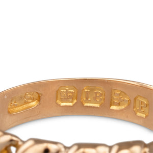 Gold Braided Antique Ring