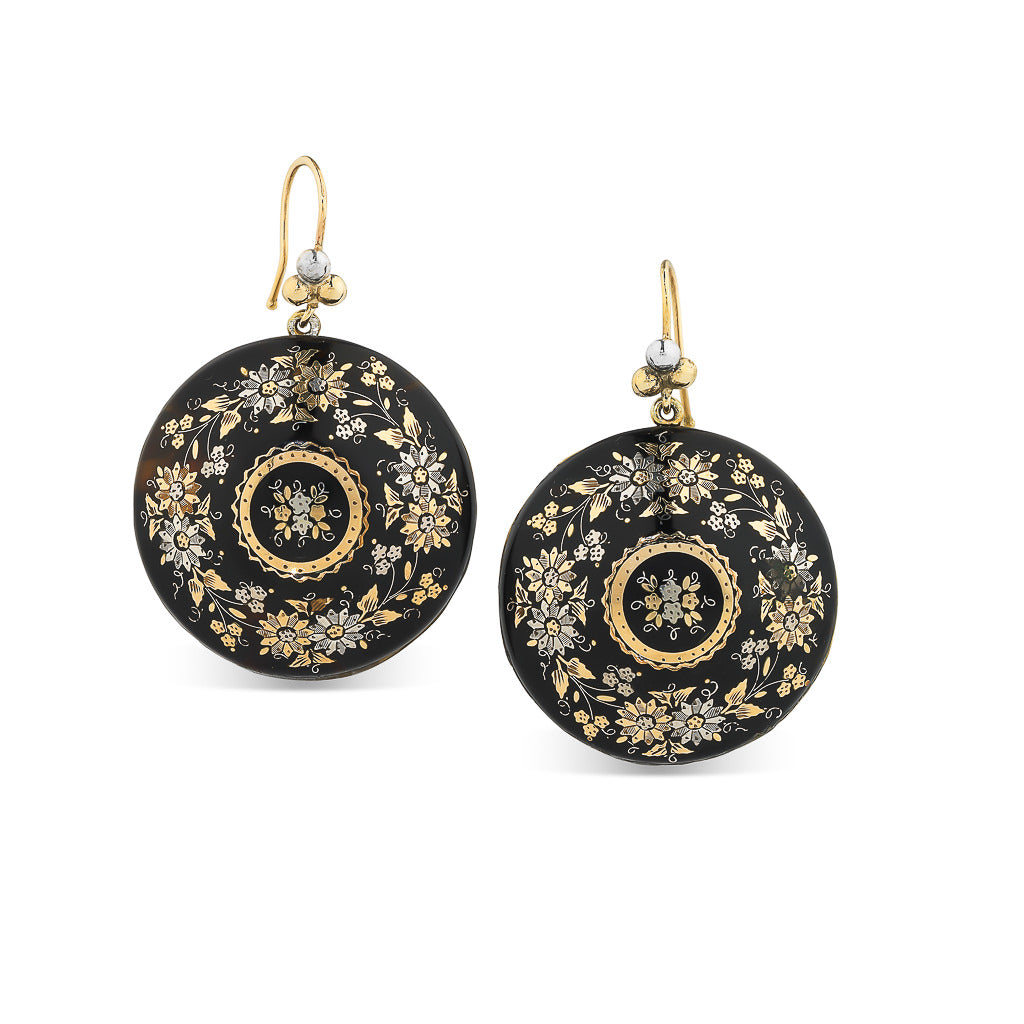 Victorian Pique Drop Earrings