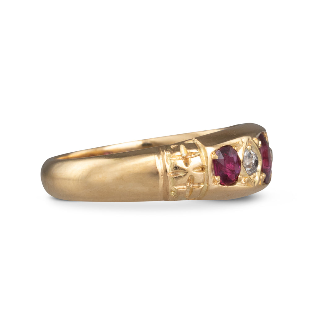 Antique Ruby and Diamond Ring