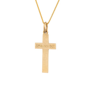 An 18ct Gold Cross