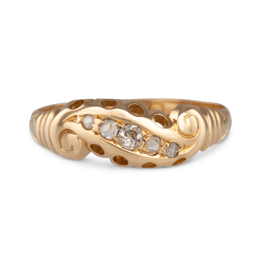 A Diamond Set Ring