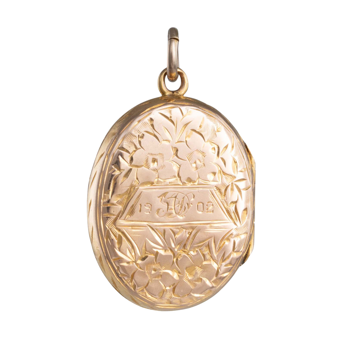 Antique Gold Oval Locket