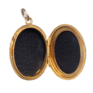 Antique Gold Oval Locket