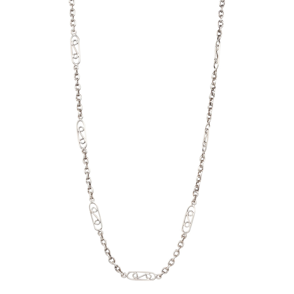 Silver Fancy Link Chain