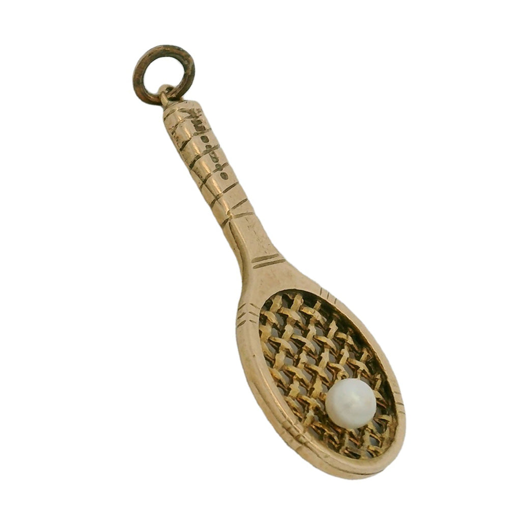 Tennis Racquet Charm