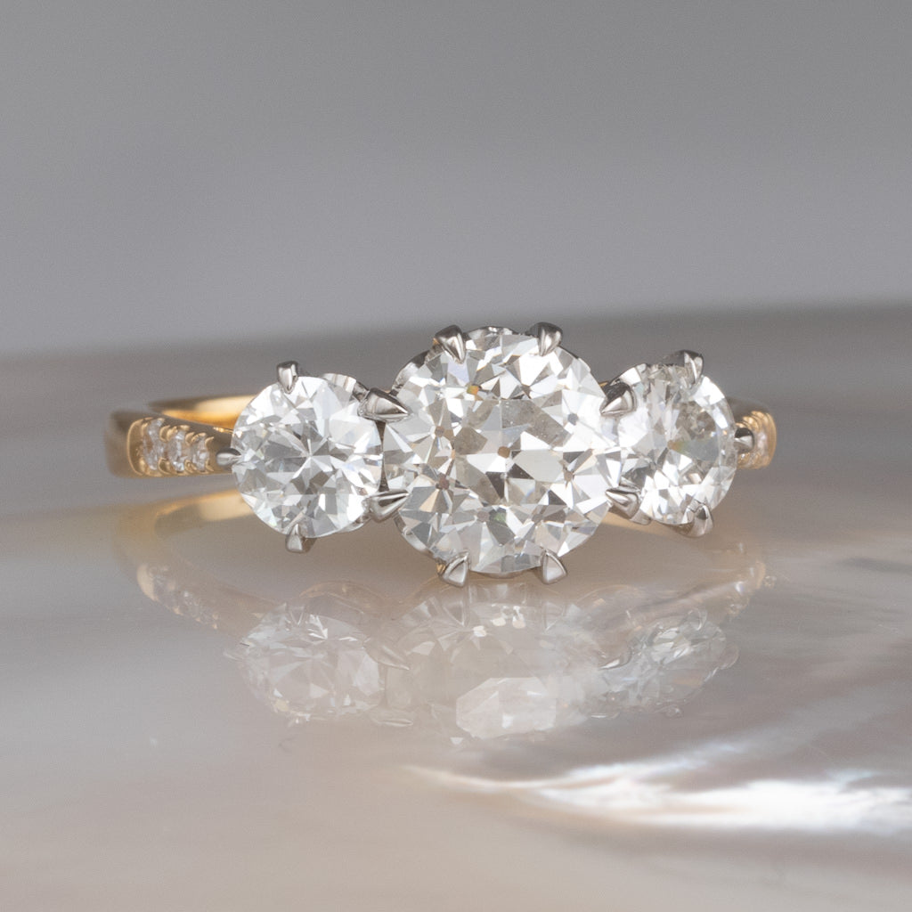 Three Stone Diamond Ring