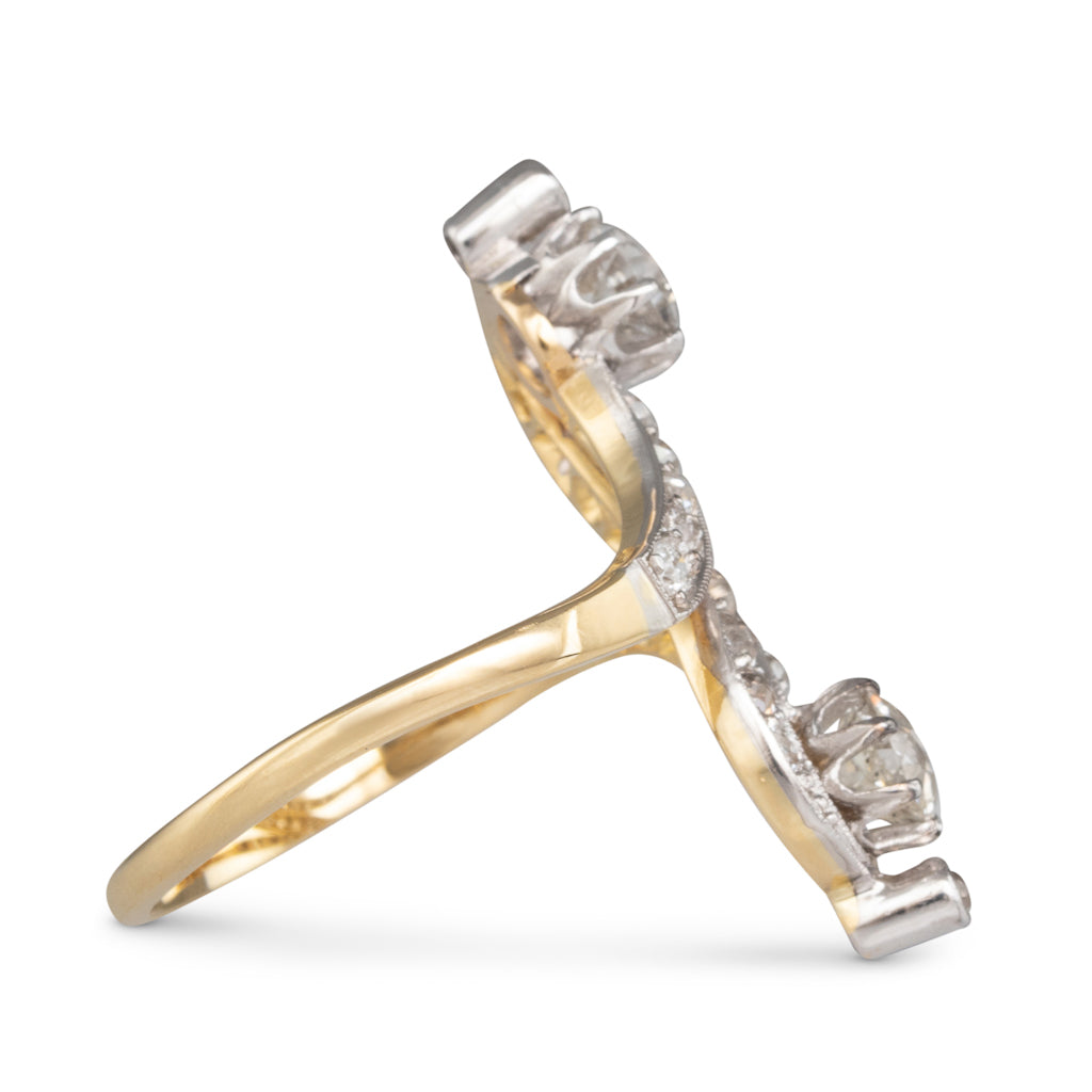 Antique Diamond Spray Ring