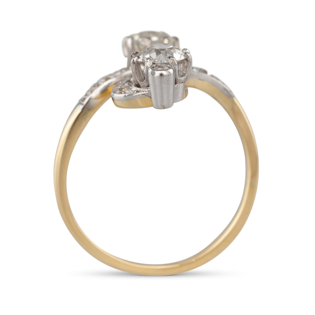 Antique Diamond Spray Ring