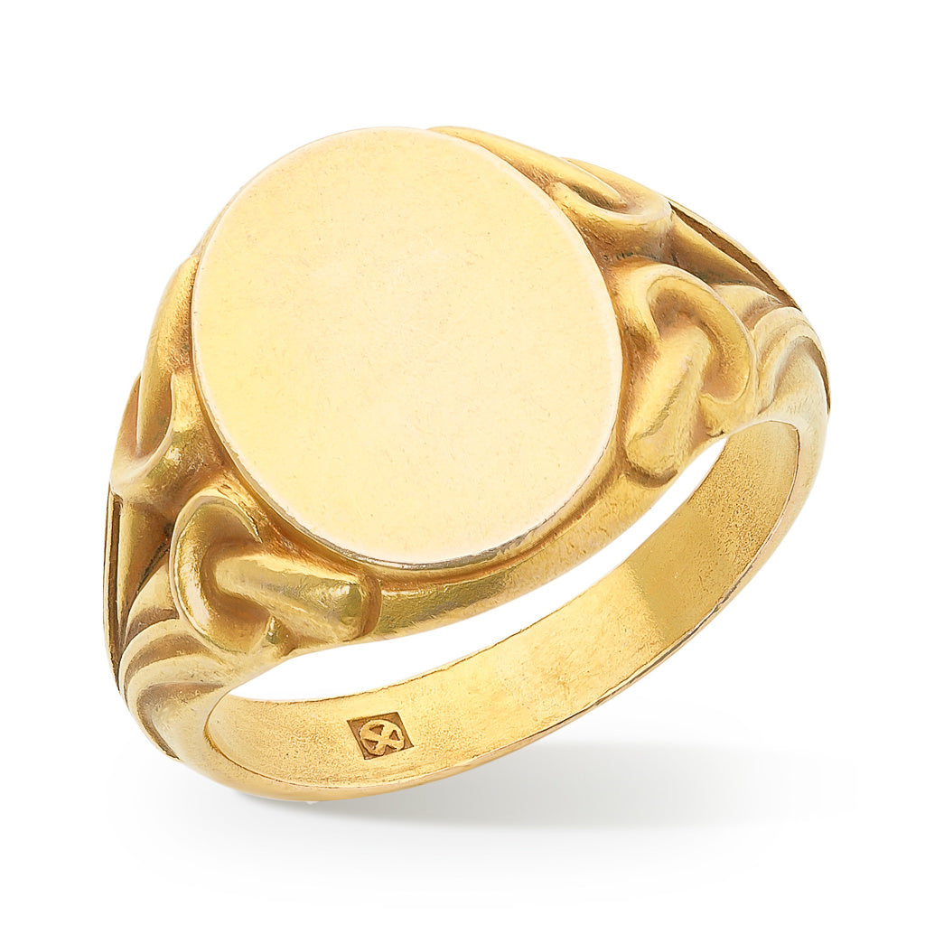 Art Nouveau Signet Ring