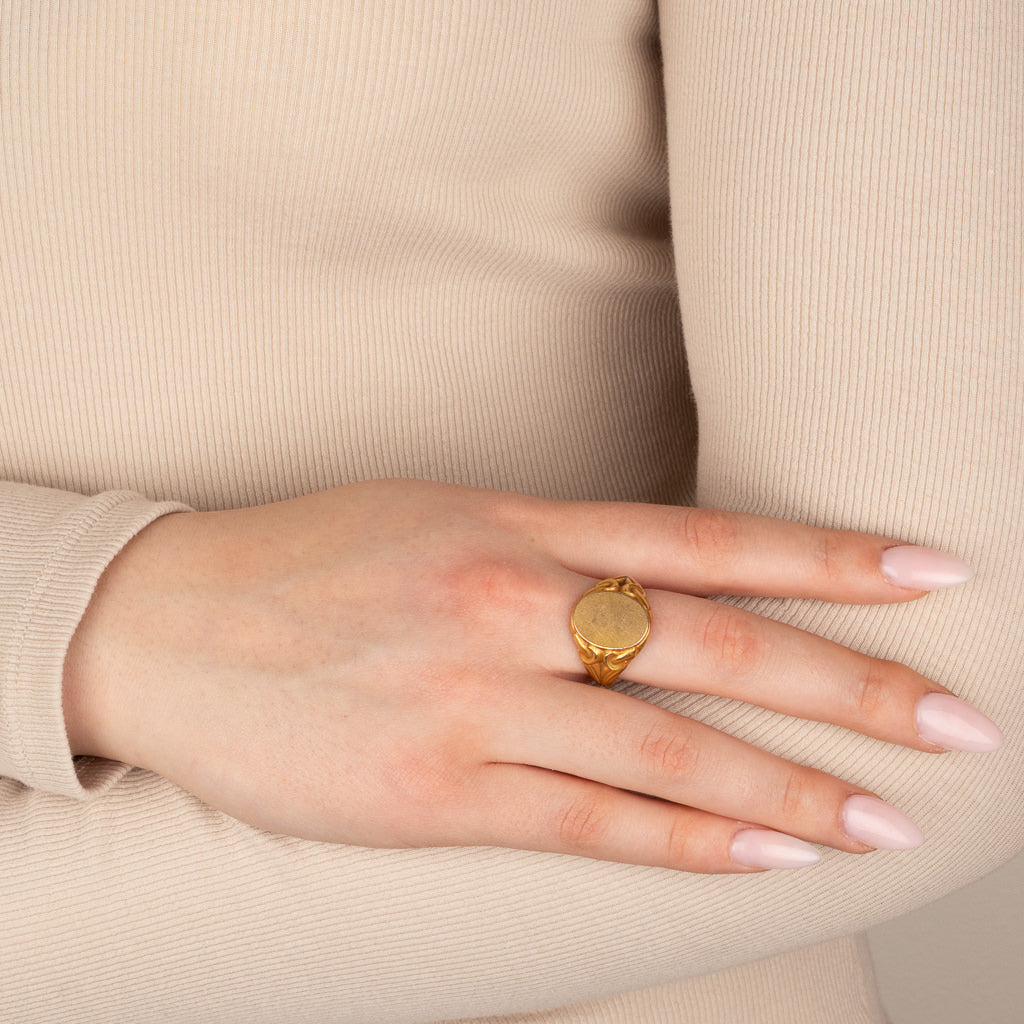 Art Nouveau Signet Ring