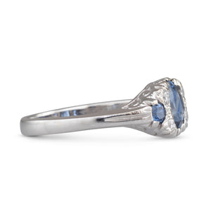 Sapphire and Diamond Ring
