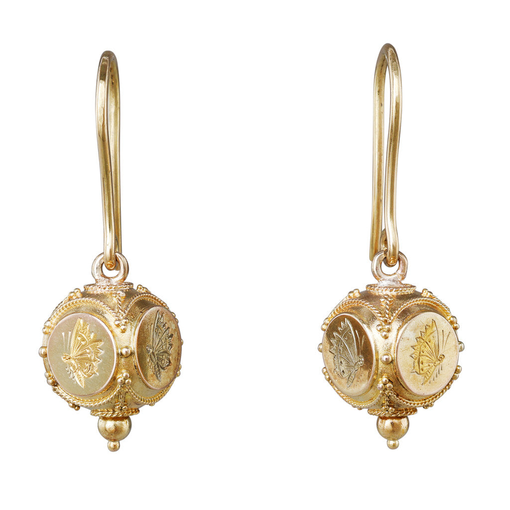 Victorian Gold Earrings