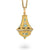 Blue and White Enamel Pendant