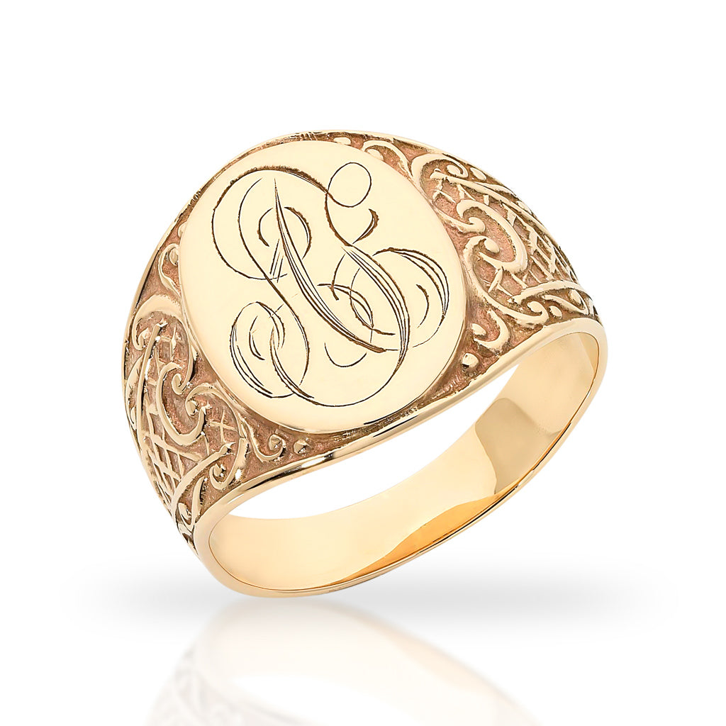 Antique Engraved Signet Ring
