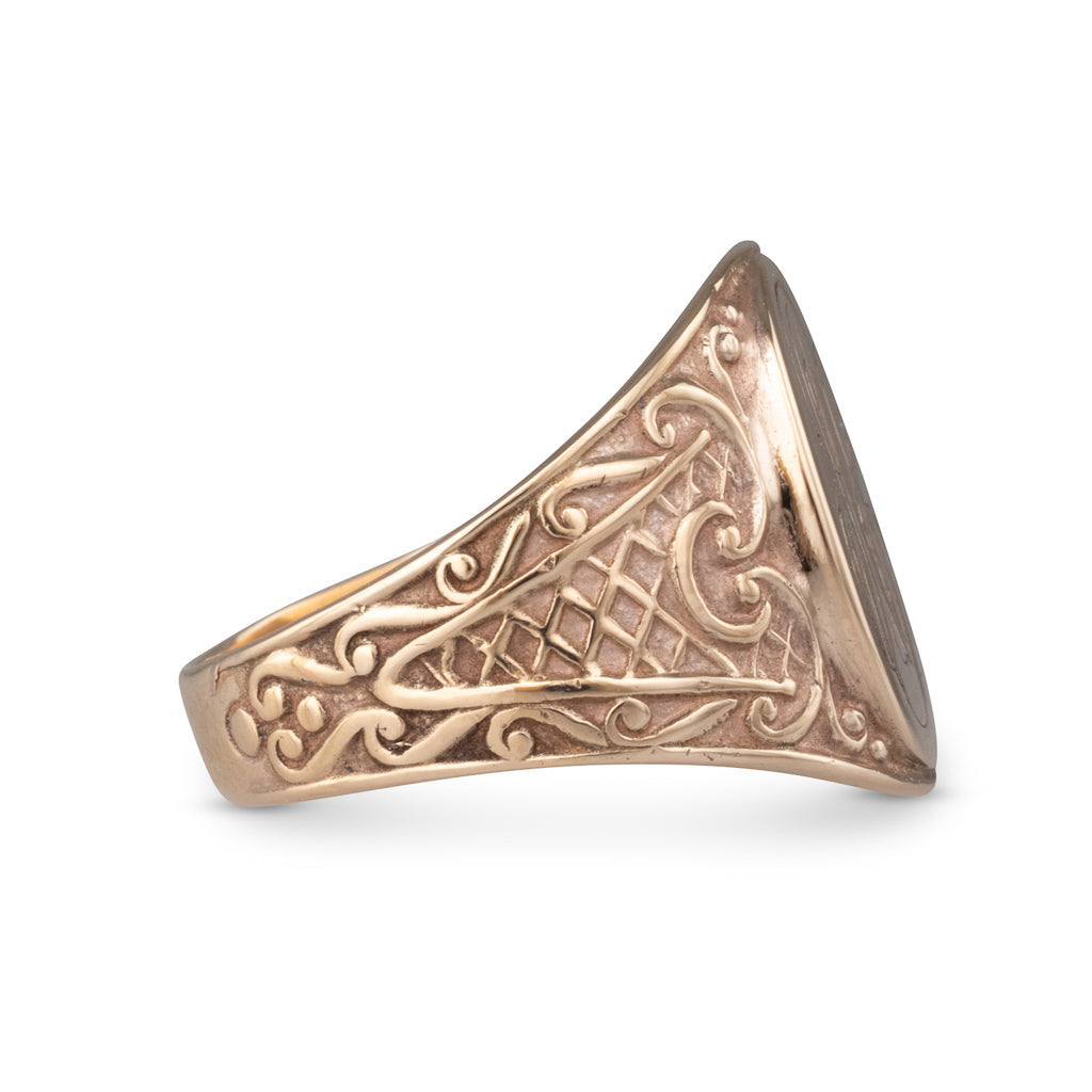Antique Engraved Signet Ring