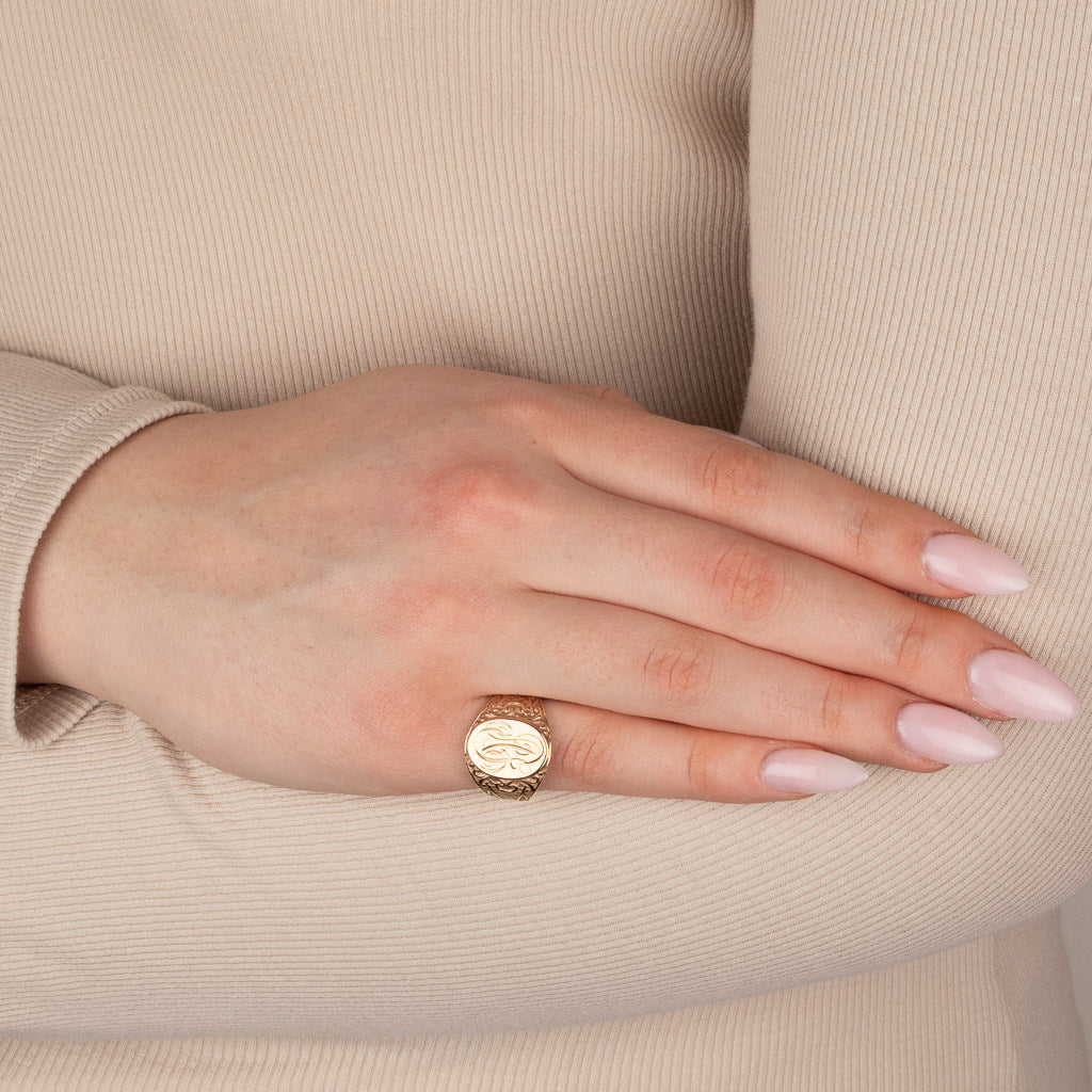 Antique Engraved Signet Ring