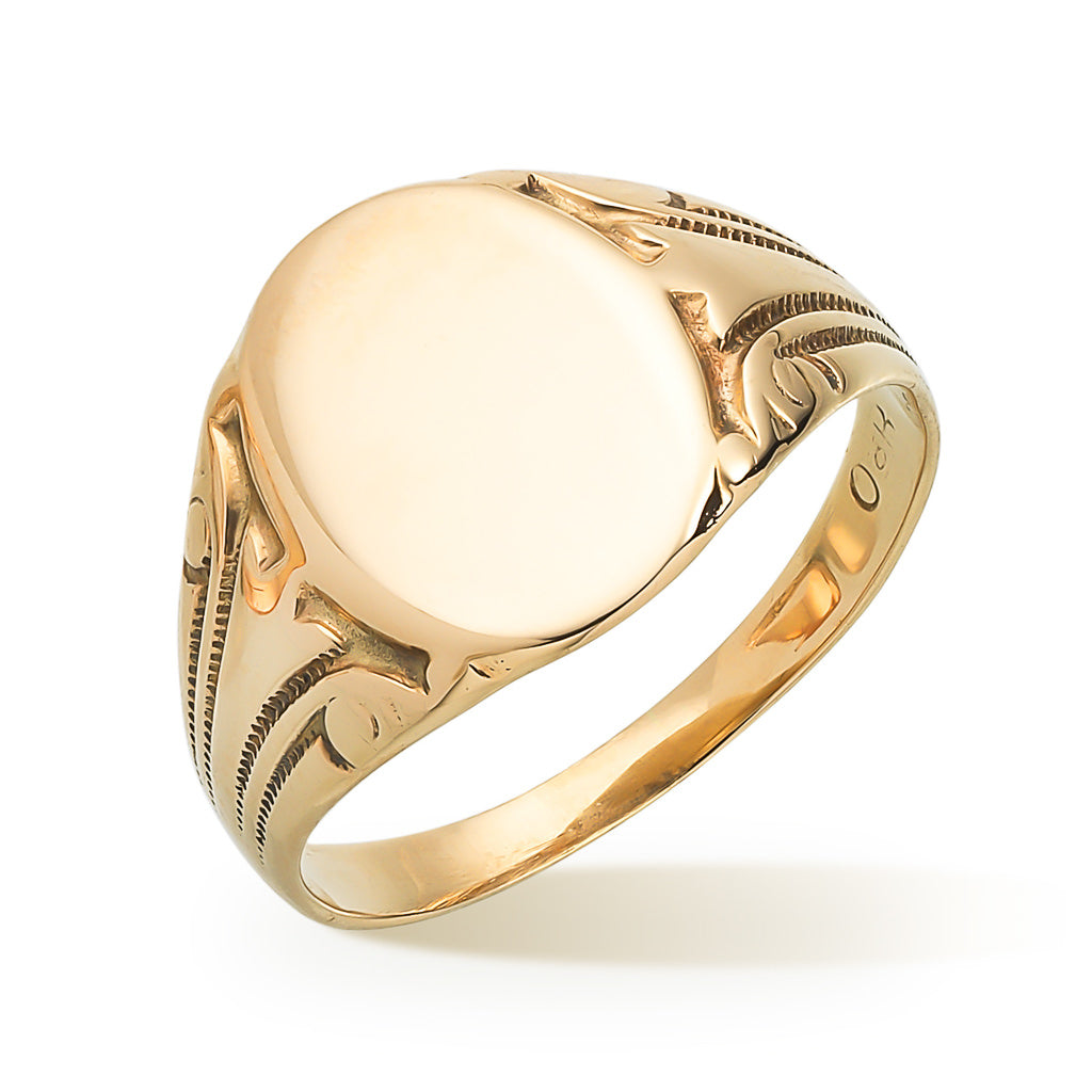 10ct Gold Signet Ring