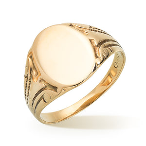 10ct Gold Signet Ring