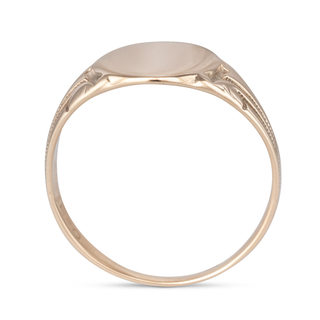 10ct Gold Signet Ring