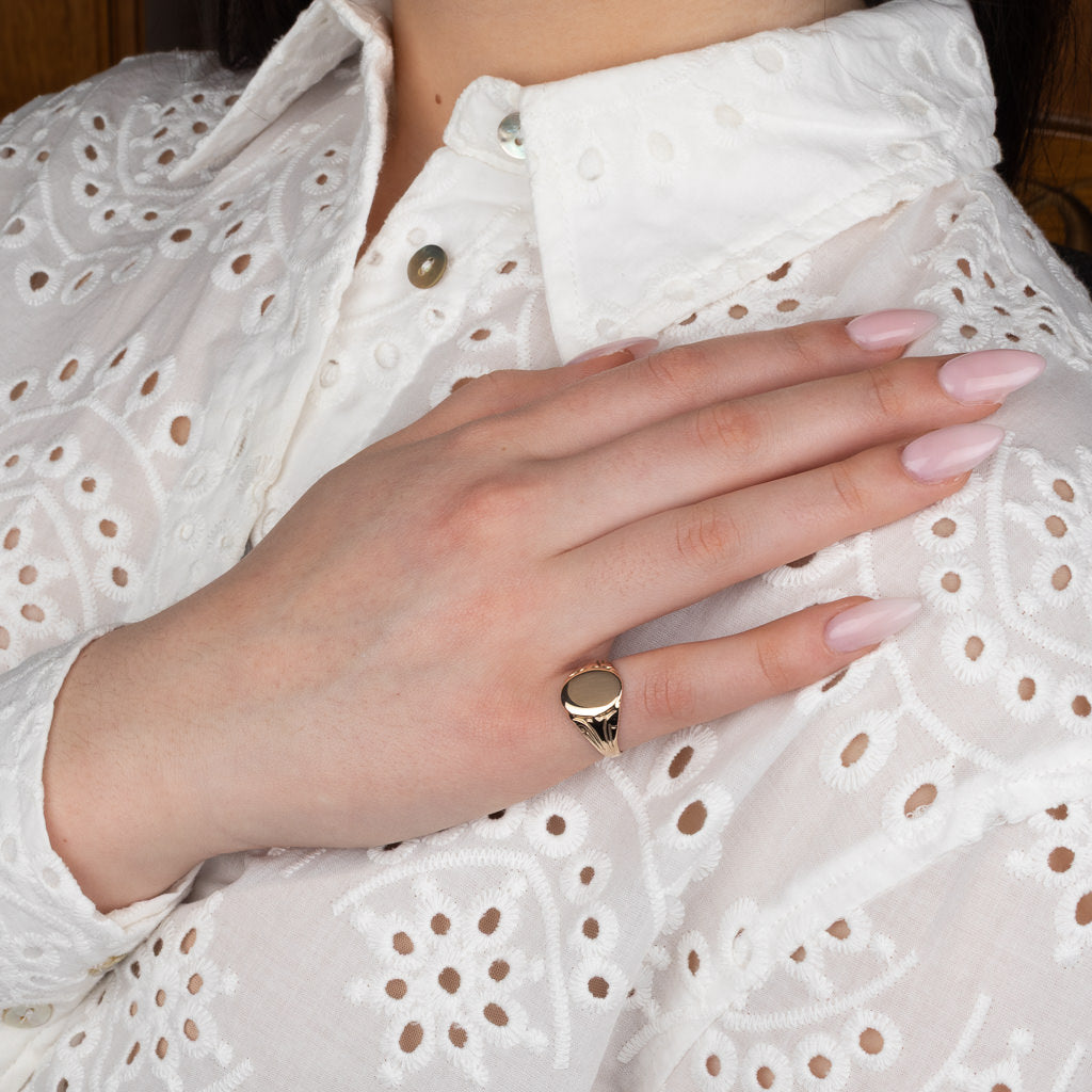 10ct Gold Signet Ring