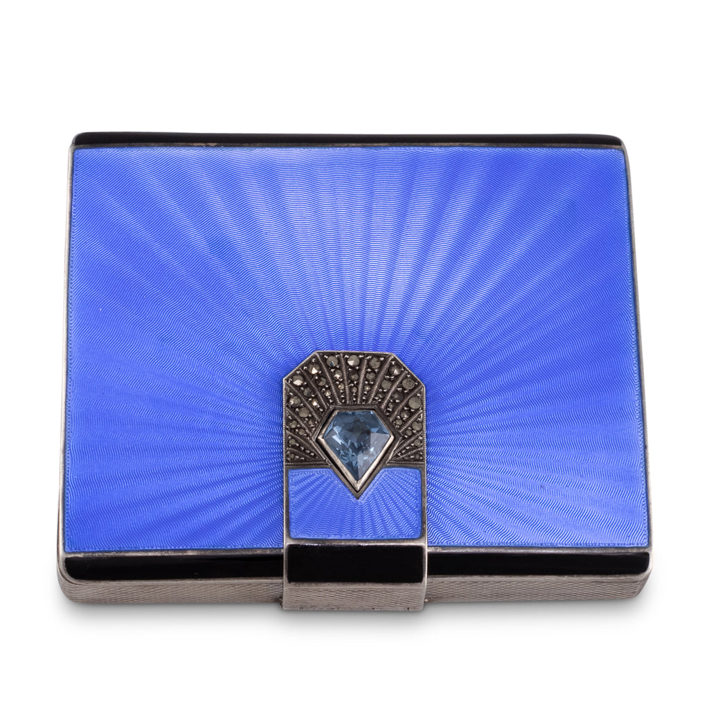 Blue Enamel Compact