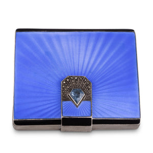 Blue Enamel Compact