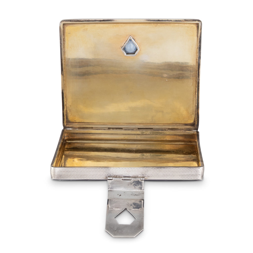 Blue Enamel Compact