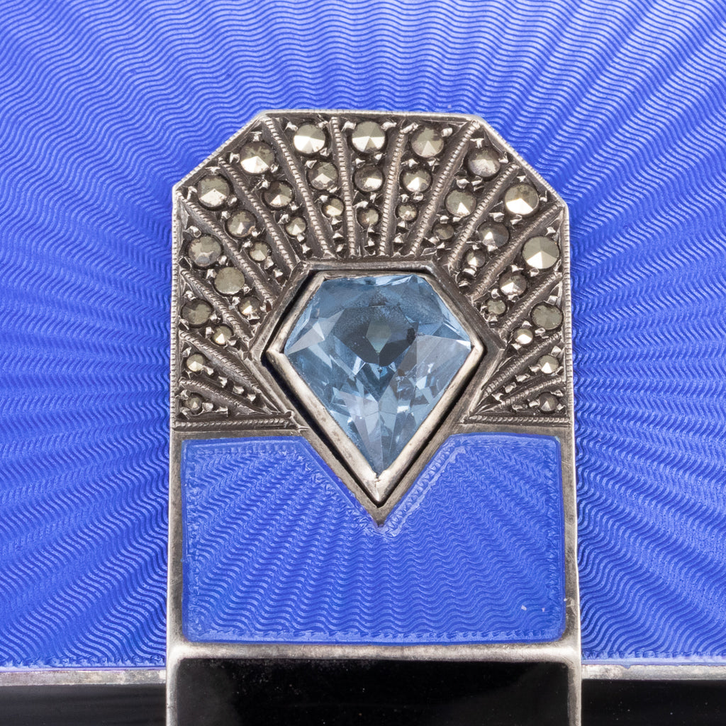 Blue Enamel Compact