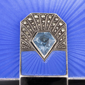 Blue Enamel Compact