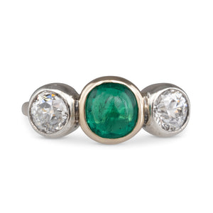 Diamond and Emerald Ring