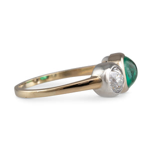 Diamond and Emerald Ring