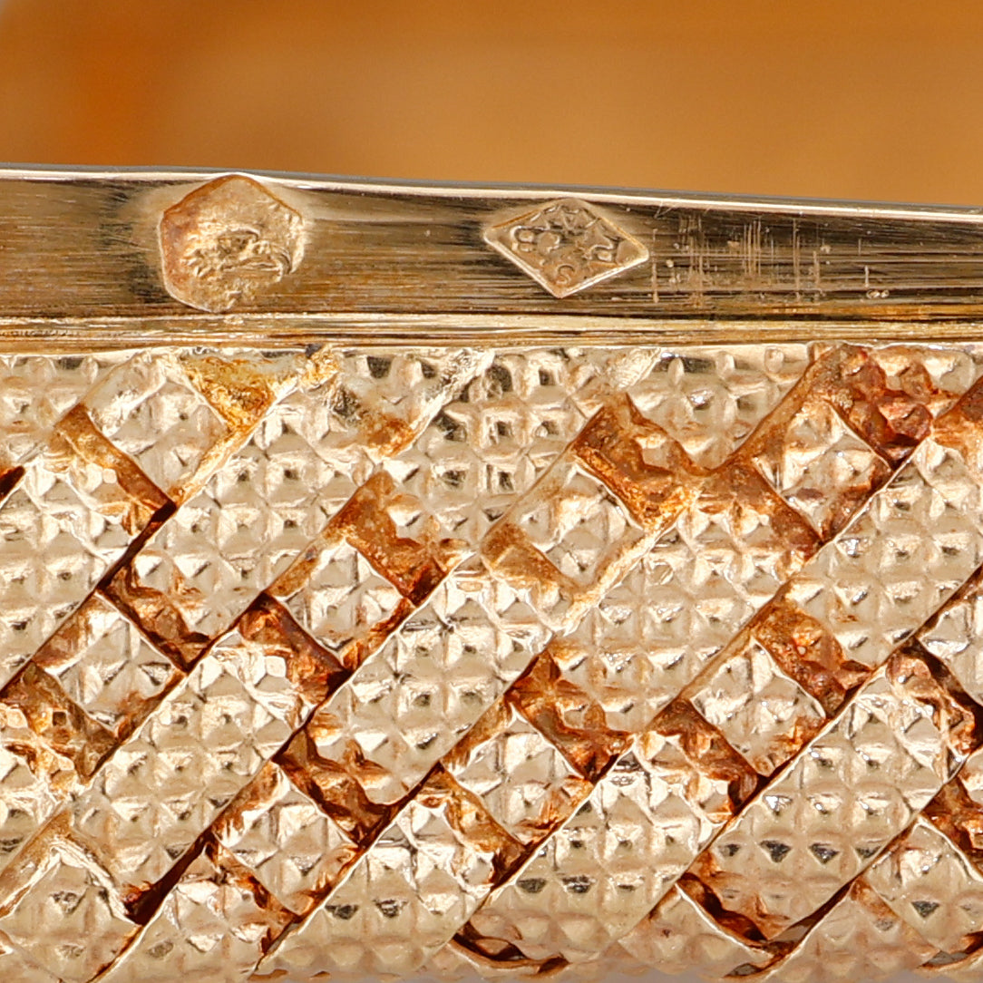 French Gemstone Cluster Gold Box