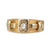 Gold and Diamond Buckle Ring
