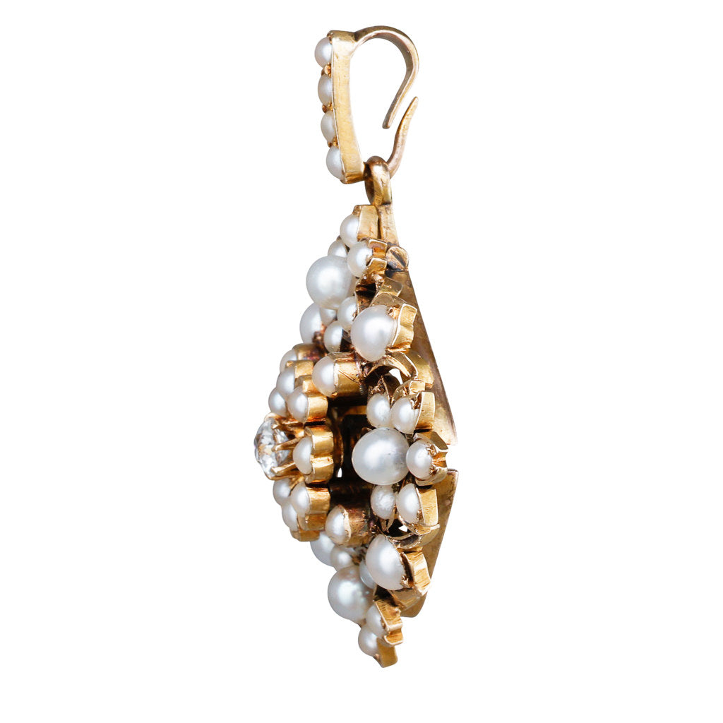 Pearl and Diamond Pendant