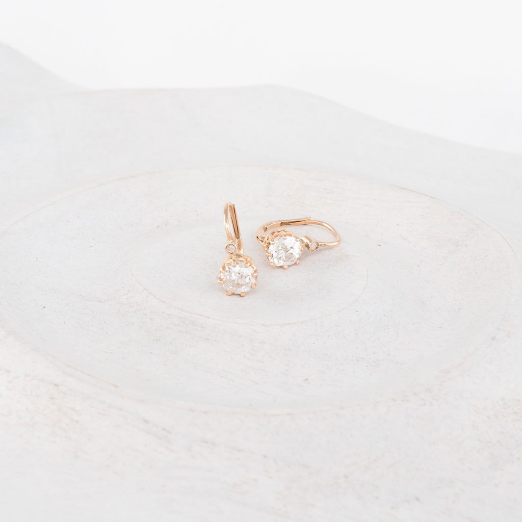 Antique Diamond Earrings