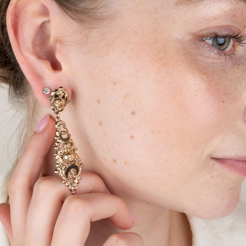 Antique European Drop Earrings