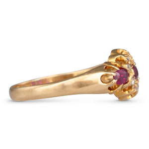 Antique Ruby and Diamond Ring