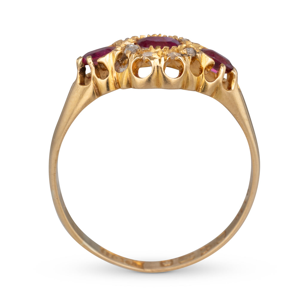 Antique Ruby and Diamond Ring
