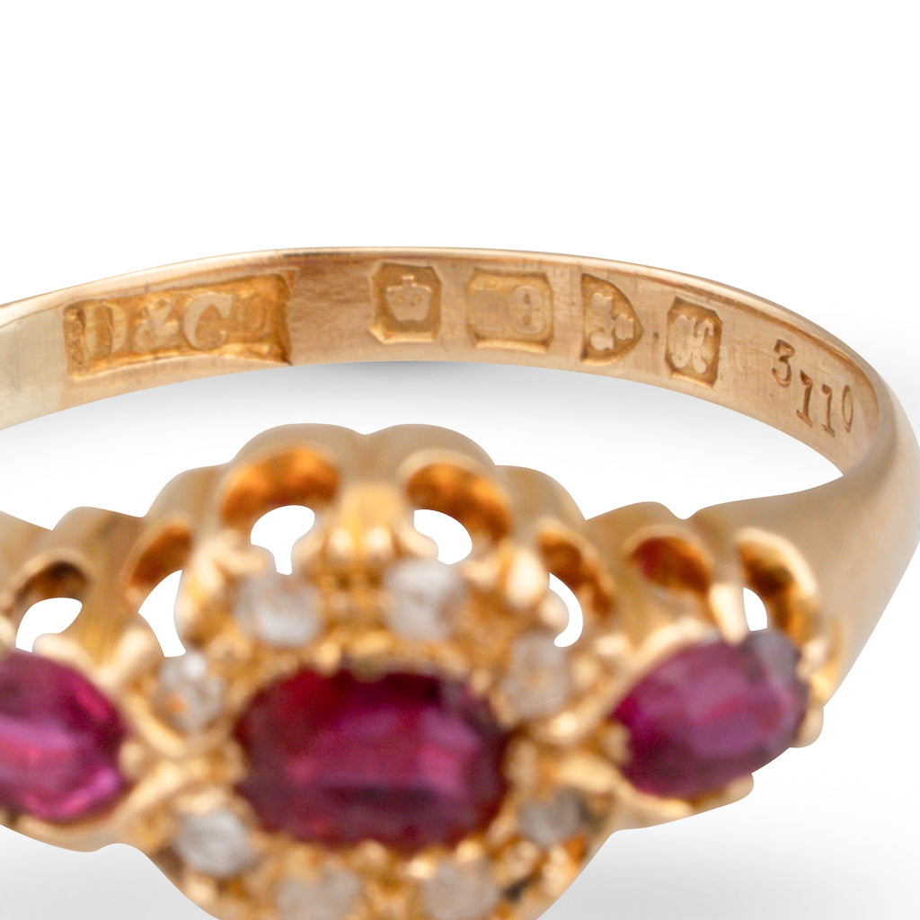 Antique Ruby and Diamond Ring