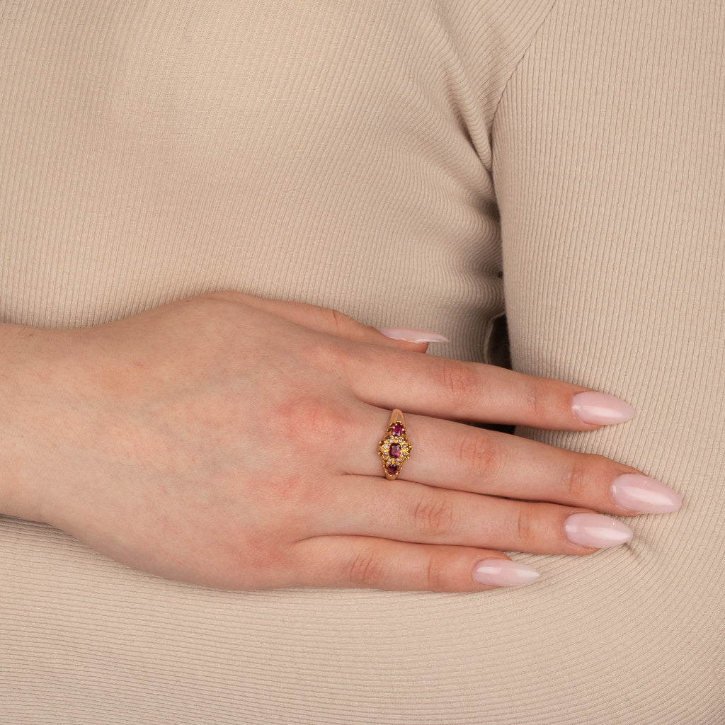 Antique Ruby and Diamond Ring