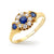 Antique Sapphire and Diamond Ring