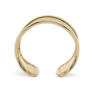 Brushed Gold Ring