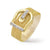 Mesh Buckle Ring with Diamonds