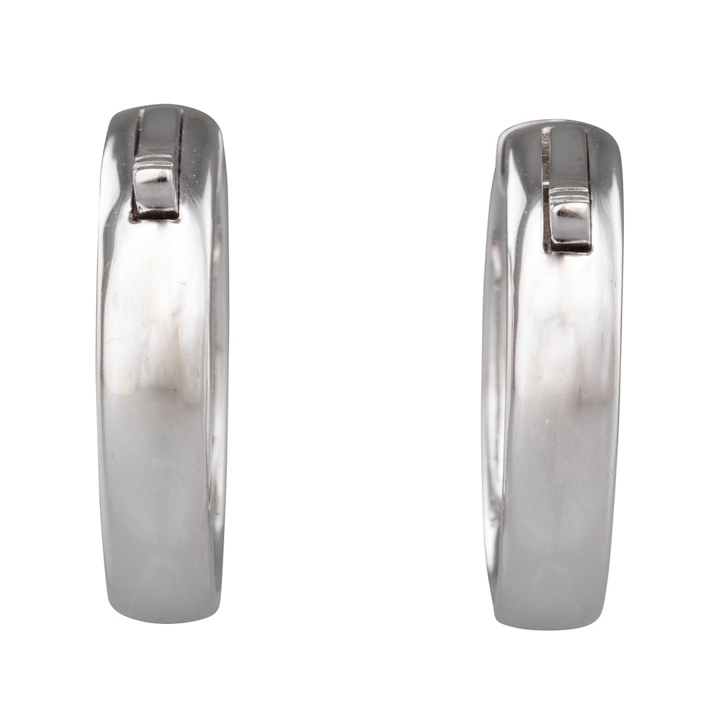 Diamond Hoop Earrings