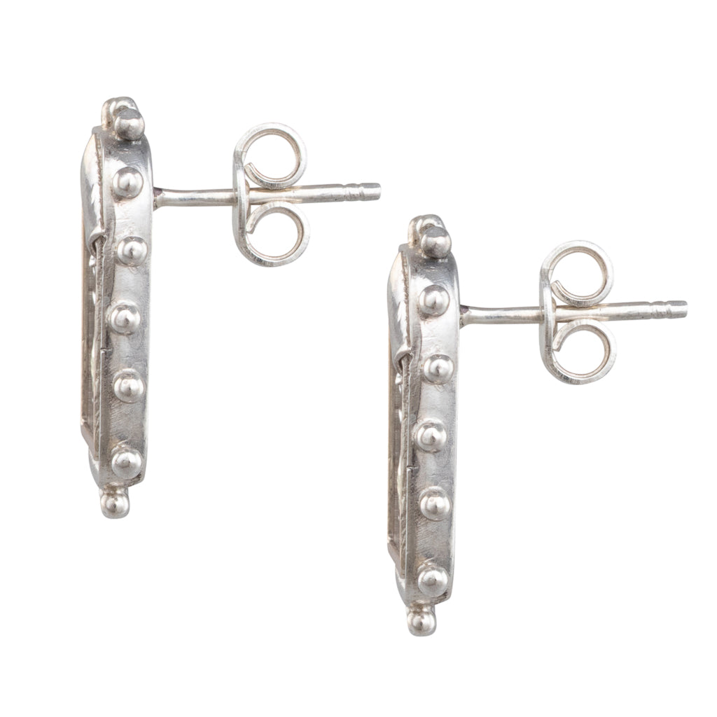 Victorian Silver Earrings